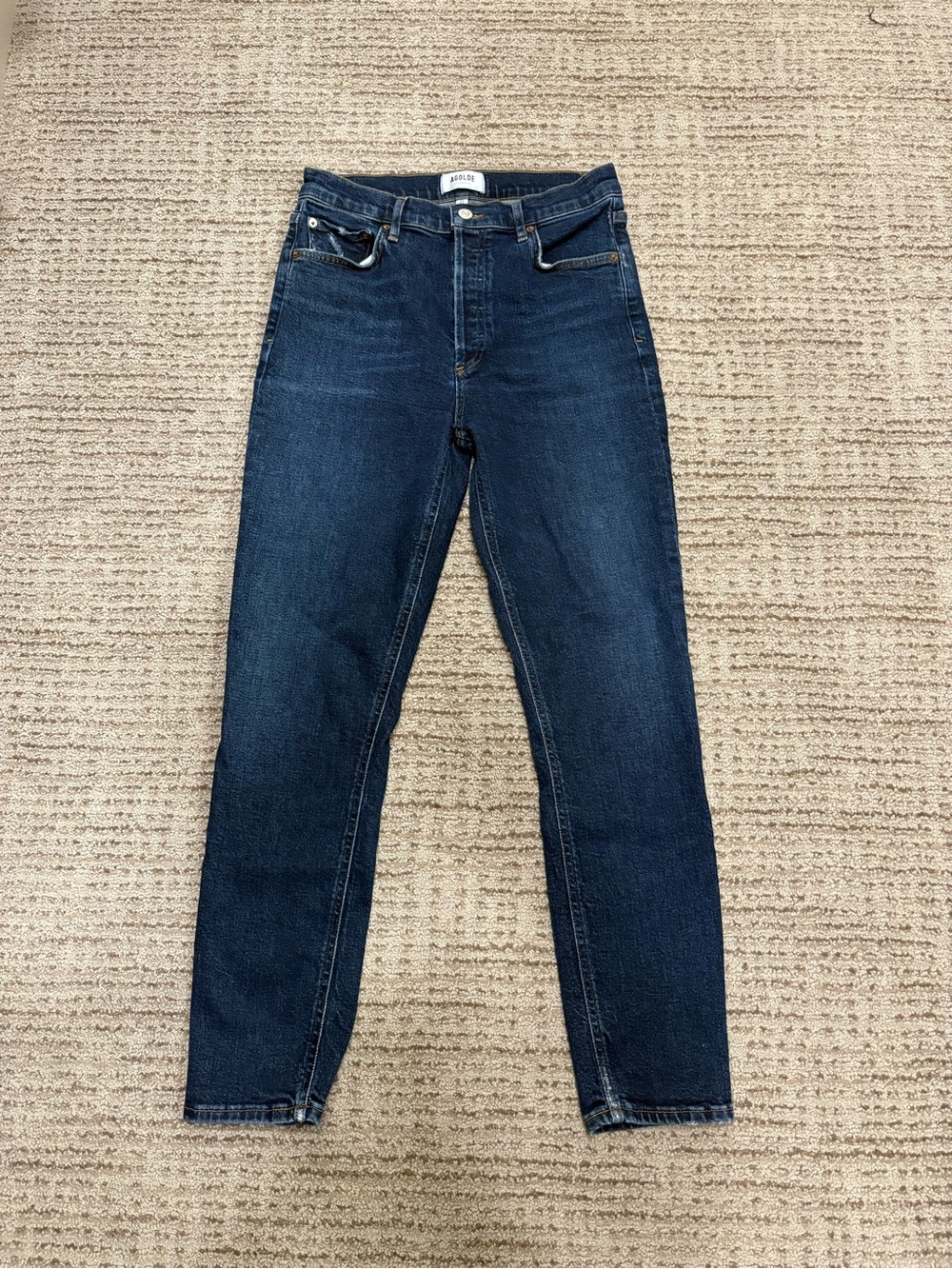 Agolde Women’s Dark Indigo Slim Jeans